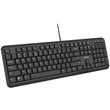 Клавіатура CANYON HKB-20 Velvet Silent ENG/UKR Black (CNS-HKB02)