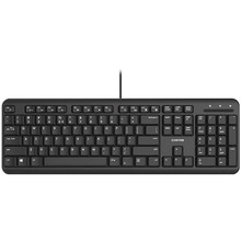 Клавіатура CANYON HKB-20 Velvet Silent ENG/UKR Black (CNS-HKB02)