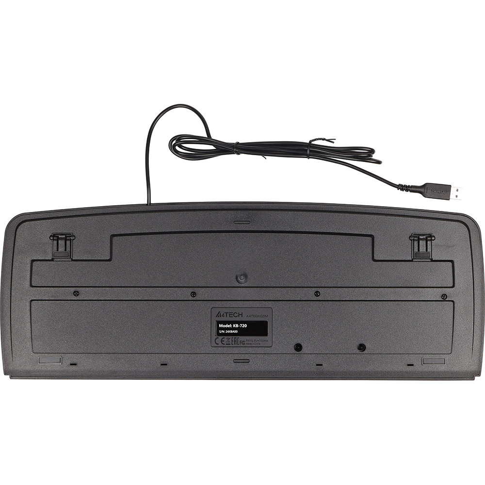 Клавиатура A4TECH KB-720 black, USB Конструкция мембранная