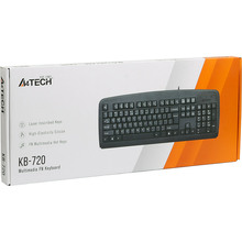 Клавиатура A4TECH KB-720 black, USB