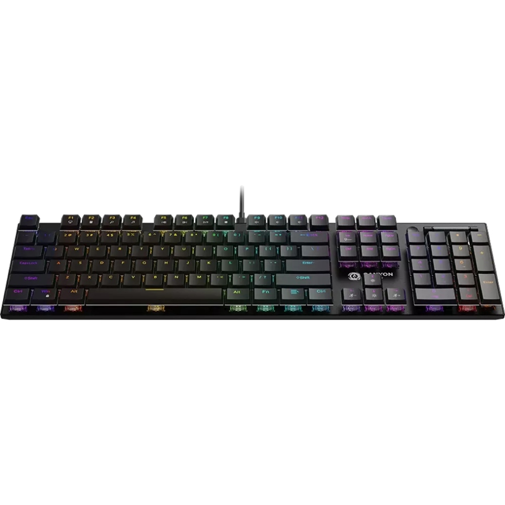 Клавиатура CANYON Cometstrike GK-55 RGB ENG/UKR Black (CND-SKB55-US) Класс игровая