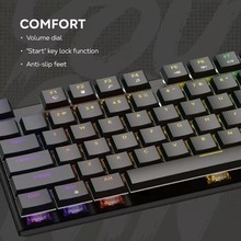 Клавіатура CANYON Cometstrike GK-55 RGB ENG/UKR Black (CND-SKB55-US)