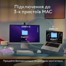 Клавиатура LOGITECH MX Keys Mini For Mac Minimalist Wireless Illuminated Space Grey (920-012652)