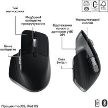 Комплект LOGITECH MX Keys S Combo for Mac Space Grey (920-012845)
