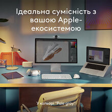 Клавиатура LOGITECH MX Keys S for Mac Pale Grey (920-011638)