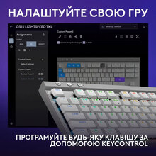 Клавиатура LOGITECH G515 LIGHTSPEED TKL Wireless Gaming White (920-012539)