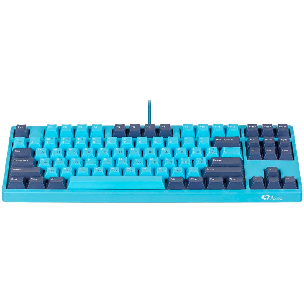 Клавіатура AKKO 3087 Mirror of Sky Cherry MX Red USB-A EN/UKR blue (6925758616454)