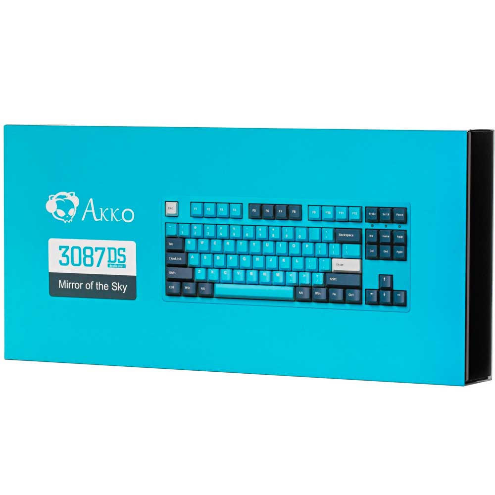 Клавіатура AKKO 3087 Mirror of Sky Cherry MX Red USB-A EN/UKR blue (6925758616454) Конструкція механічна