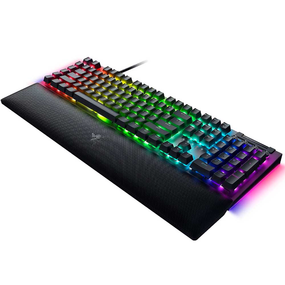 Клавіатура RAZER BlackWidow V4 Yellow Switch USB-A EN/RU RGB black (RZ03-04692500-R3R1) Конструкція механічна