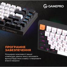 Клавіатура GamePro MK160 Outemu Red Hot-Swap USB Black (MK160B)