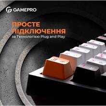 Клавіатура GamePro MK160 Outemu Red Hot-Swap USB Black (MK160B)