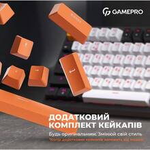 Клавіатура GamePro MK160 Outemu Red Hot-Swap USB Black (MK160B)