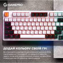 Клавиатура GamePro MK170W Hot-Swap Red Swich RGB White (MK170W)