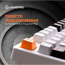 Клавиатура GamePro MK170W Hot-Swap Red Swich RGB White (MK170W)