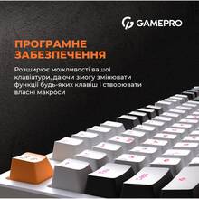 Клавиатура GamePro MK170W Hot-Swap Red Swich RGB White (MK170W)