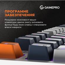 Клавиатура GamePro MK180W Hot-Swap Red Swich RGB White (MK180W)