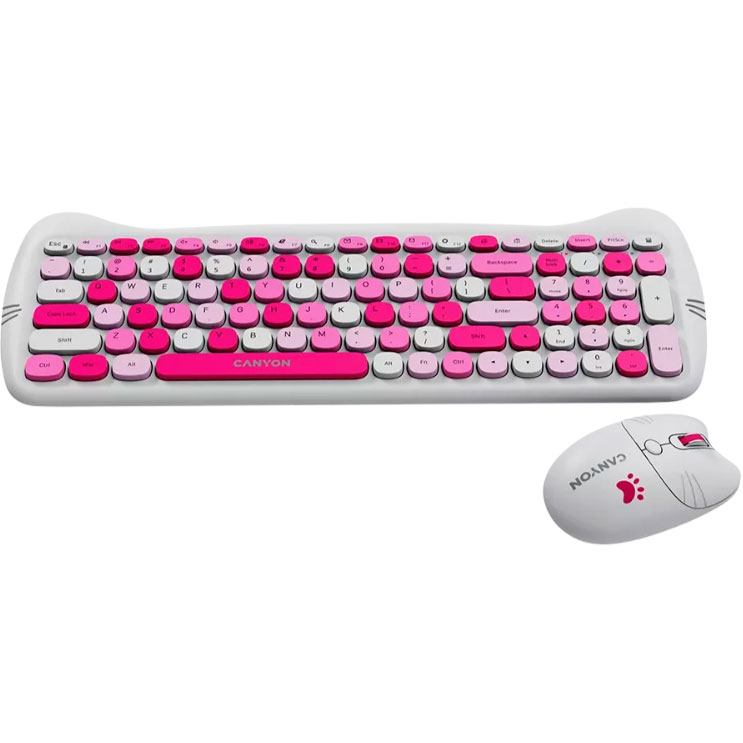 Комплект CANYON HSET-W6 Kitty Edition Pink (CNS-HSETW6PK) Класс стандартная