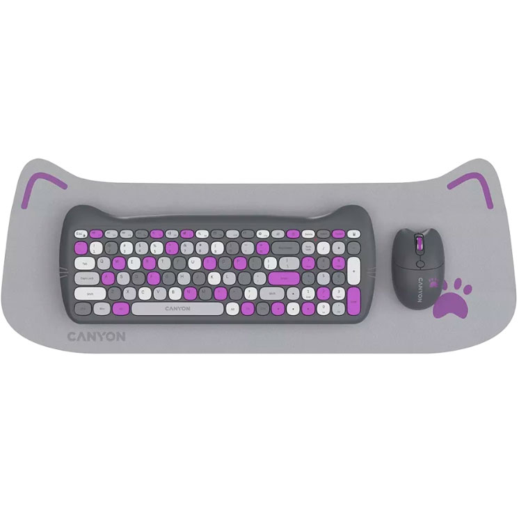 Комплект CANYON HSET-W6 Kitty Edition Violet (CNS-HSETW6VT) Комплект CANYON HSET-W6 Kitty Edition Violet (CNS-HSETW6VT)