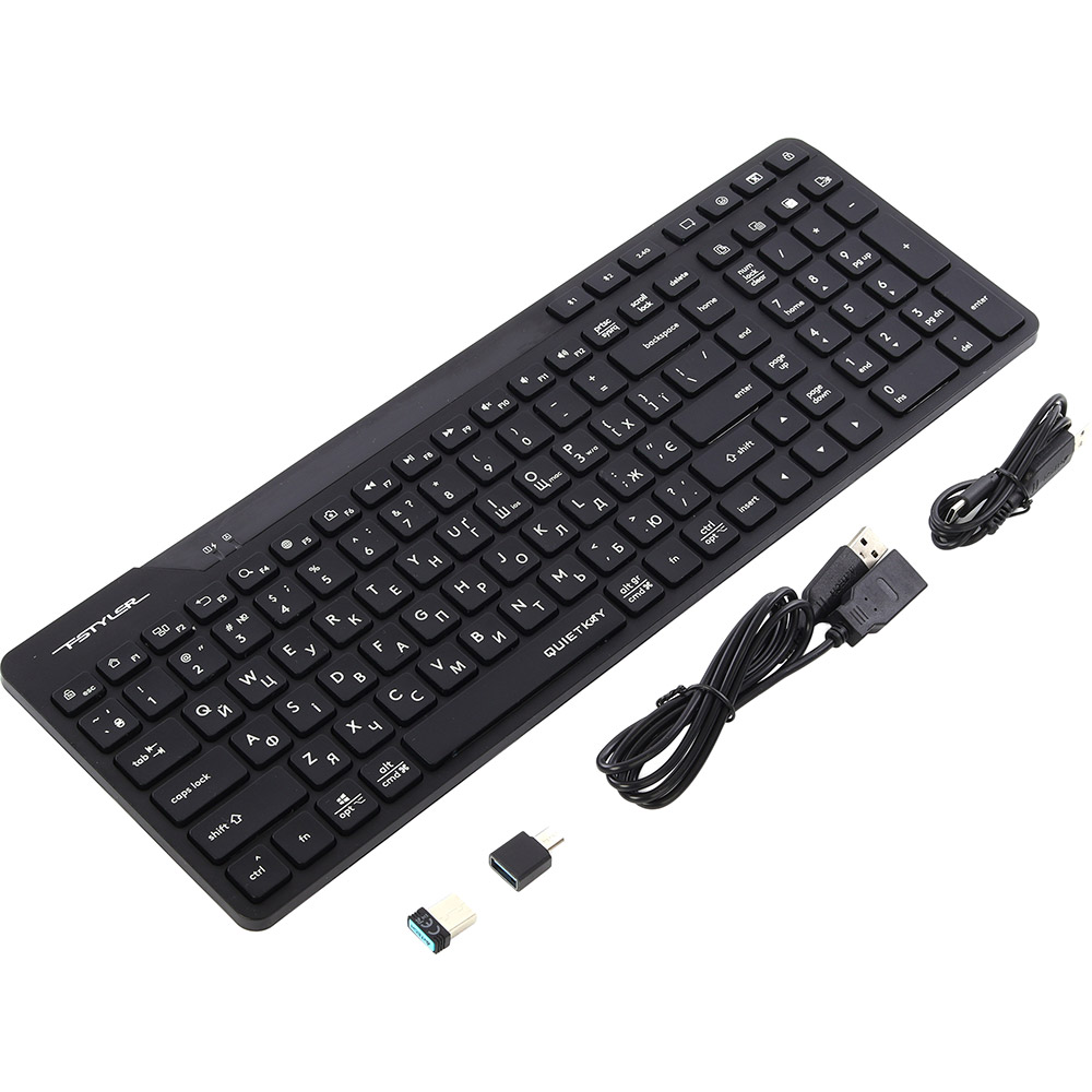 Клавиатура A4TECH FBK27C AS Black (4711422001266) Класс стандартная