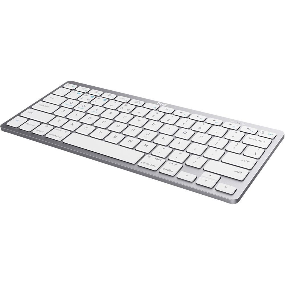 Клавіатура Trust Bluetooth Wireless Keyboard Silver (25486) Клас стандартна