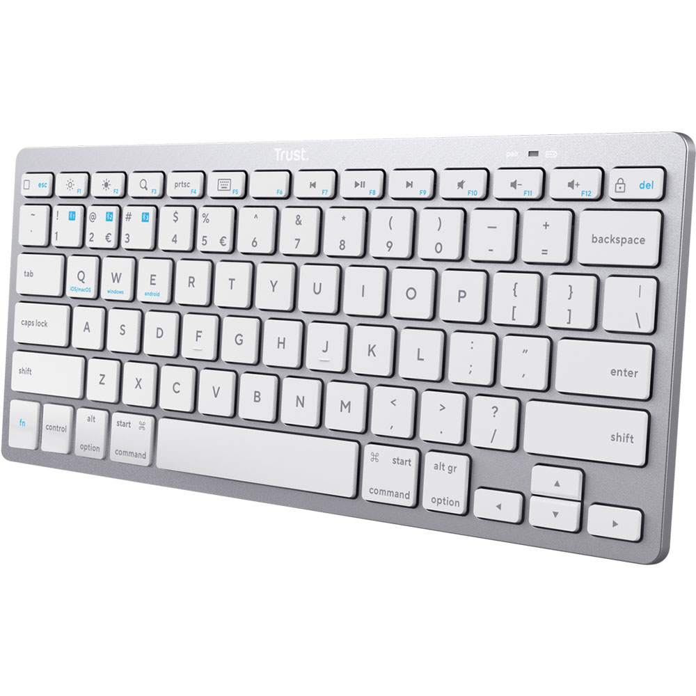 Клавиатура Trust Bluetooth Wireless Keyboard Silver (25486) Комплектация клавиатура