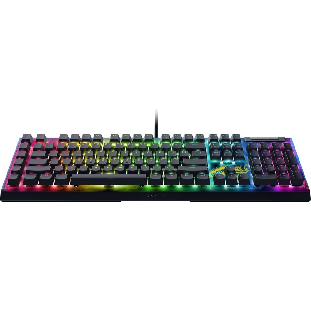 Клавіатура RAZER BlackWidow V4 X Yellow Switch FORTNITE (RZ03-04703600-R3M1) Комплектація клавіатура