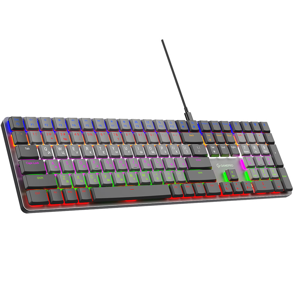 Клавіатура GAMEPRO MK145R Red Swich Low Profile Dark Gray Комплектація клавіатура