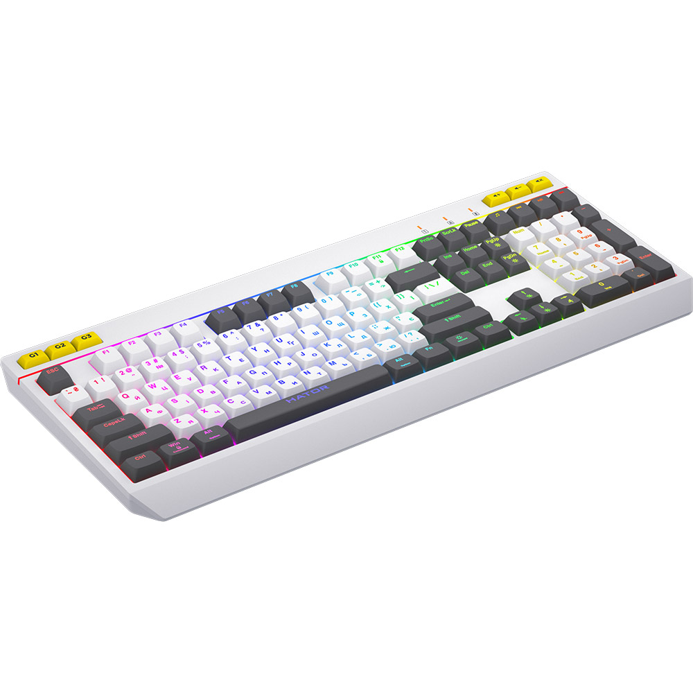 Клавиатура HATOR Icefall White (HTK405UA) Класс игровая