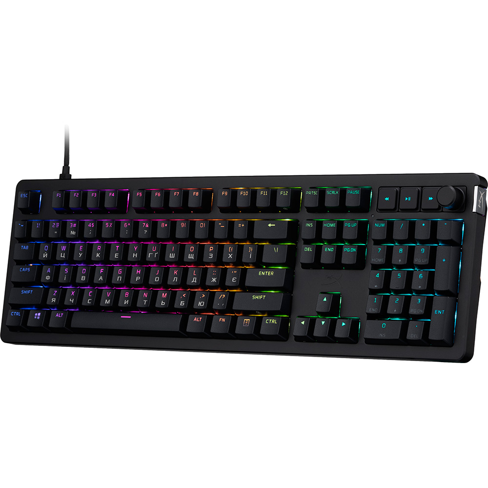 Клавиатура HyperX Alloy Rise PBT HX Red USB Black (7G7A3AA) Комплектация клавиатура