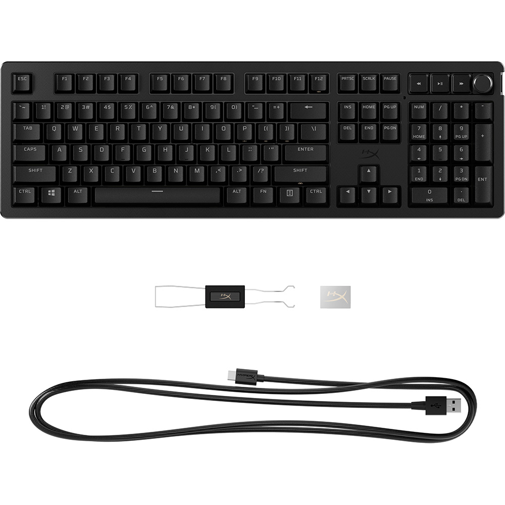 Клавиатура HyperX Alloy Rise PBT HX Red USB Black (7G7A3AA) Подключение проводное