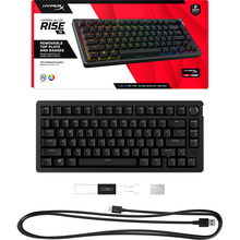 Клавиатура HyperX Alloy Rise 75 PBT HX Red USB Black (7G7A4AA)