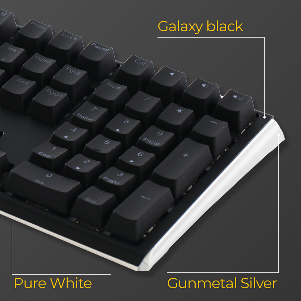 В інтернет магазині Клавіатура DUCKY One 3 Cherry MX Speed Silver RGB Black UA (DKON2108ST-PUAPXCLAWSC1)