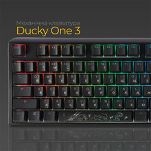 Клавіатура DUCKY One 3 Cherry MX Speed Silver RGB Black UA (DKON2108ST-PUAPXCLAWSC1)