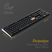 Клавиатура DUCKY One 3 Cherry MX Speed Silver RGB Black UA (DKON2108ST-PUAPXCLAWSC1)