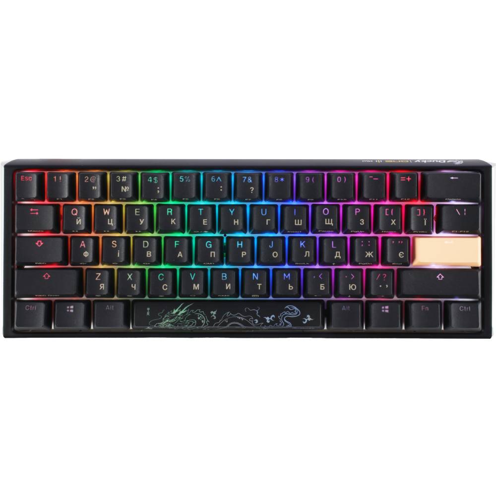 Клавиатура DUCKY One 3 Mini Cherry MX Red RGB Black (DKON2161ST-RUAPXCLAWSC1)