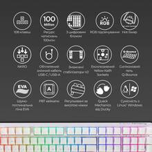 Клавиатура DUCKY One 3 Cherry MX Speed Silver RGB White (DKON2108ST-PUAPXPWWWSC1)