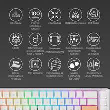 Клавіатура DUCKY One 3 SF Cherry MX Red RGB White (DKON2167ST-RUAPXPWWWSC1)