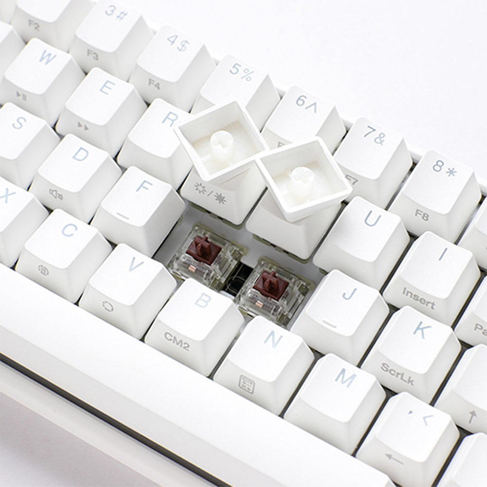Клавіатура DUCKY One 3 Mini Cherry MX Brown RGB White (DKON2161ST-BUAPXPWWWSC1) Клас ігрова