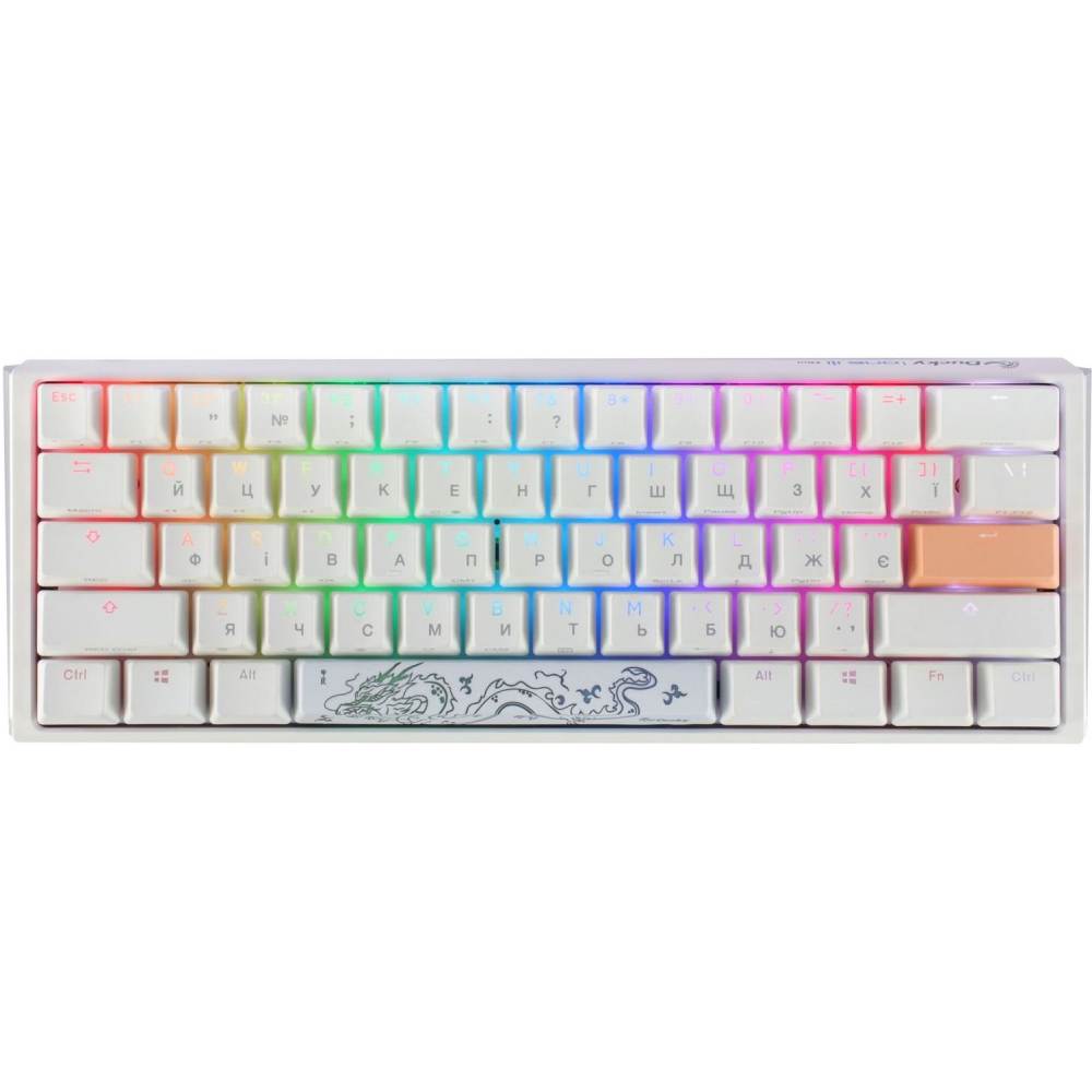 Клавіатура DUCKY One 3 Mini Cherry MX Red RGB White (DKON2161ST-RUAPXPWWWSC1)