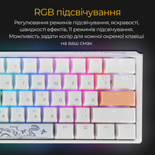 Клавиатура DUCKY One 3 Mini Cherry MX Silent Red RGB White (DKON2161ST-SUAPXPWWWSC1) Клавиатура DUCKY One 3 Mini Cherry MX Silent Red RGB White (DKON2161ST-SUAPXPWWWSC1)