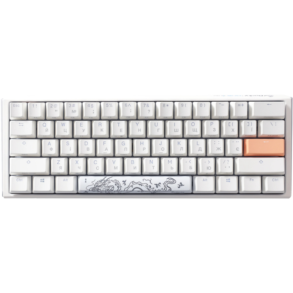 Клавиатура DUCKY One 3 Mini Cherry MX Silent Red RGB White (DKON2161ST-SUAPXPWWWSC1) Клавиатура DUCKY One 3 Mini Cherry MX Silent Red RGB White (DKON2161ST-SUAPXPWWWSC1) Комплектация клавиатура