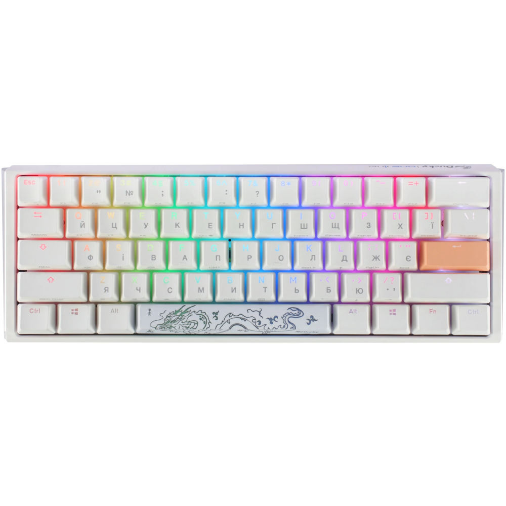 Клавиатура DUCKY One 3 Mini Cherry MX Silent Red RGB White (DKON2161ST-SUAPXPWWWSC1) Клавиатура DUCKY One 3 Mini Cherry MX Silent Red RGB White (DKON2161ST-SUAPXPWWWSC1)