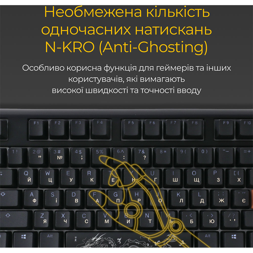 Зображення Клавіатура DUCKY One 3 TKL Cherry MX Brown RGB Black UA (DKON2187ST-BUAPXCLAWSC1)