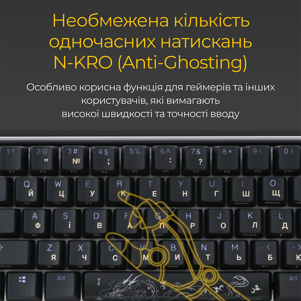 В Украине Клавиатура DUCKY One 3 Mini Cherry MX Brown RGB Black UA (DKON2161ST-BUAPXCLAWSC1)