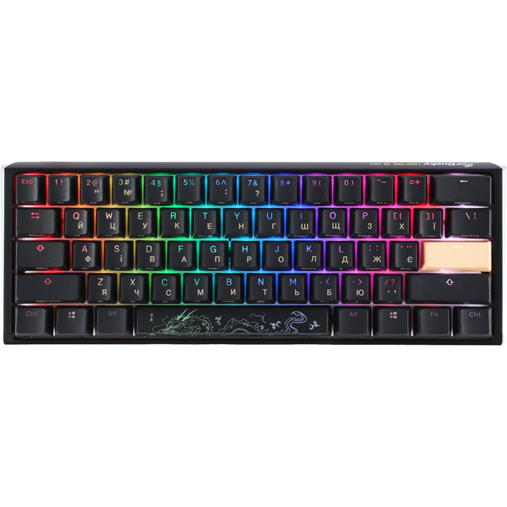 Клавиатура DUCKY One 3 Mini Cherry MX Brown RGB Black UA (DKON2161ST-BUAPXCLAWSC1)