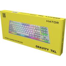 Клавіатура HATOR Gravity TKL Orange White (HTK561UA)