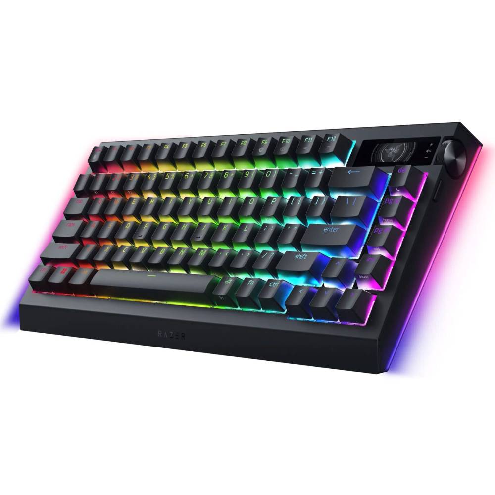 Клавіатура RAZER Black Widow V4 Pro 75% ISO Black (RZ03-05130300-R3E1) Комплектація клавіатура