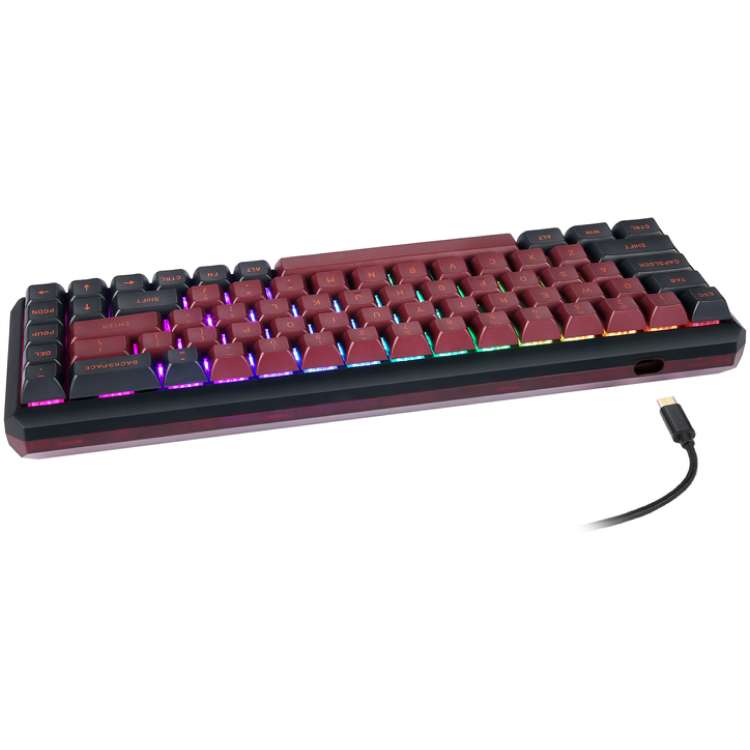 Клавіатура MOTOSPEED Darmoshark K5 Gateron Red Red-Black (dmk5rbgr) Підключення комбіноване