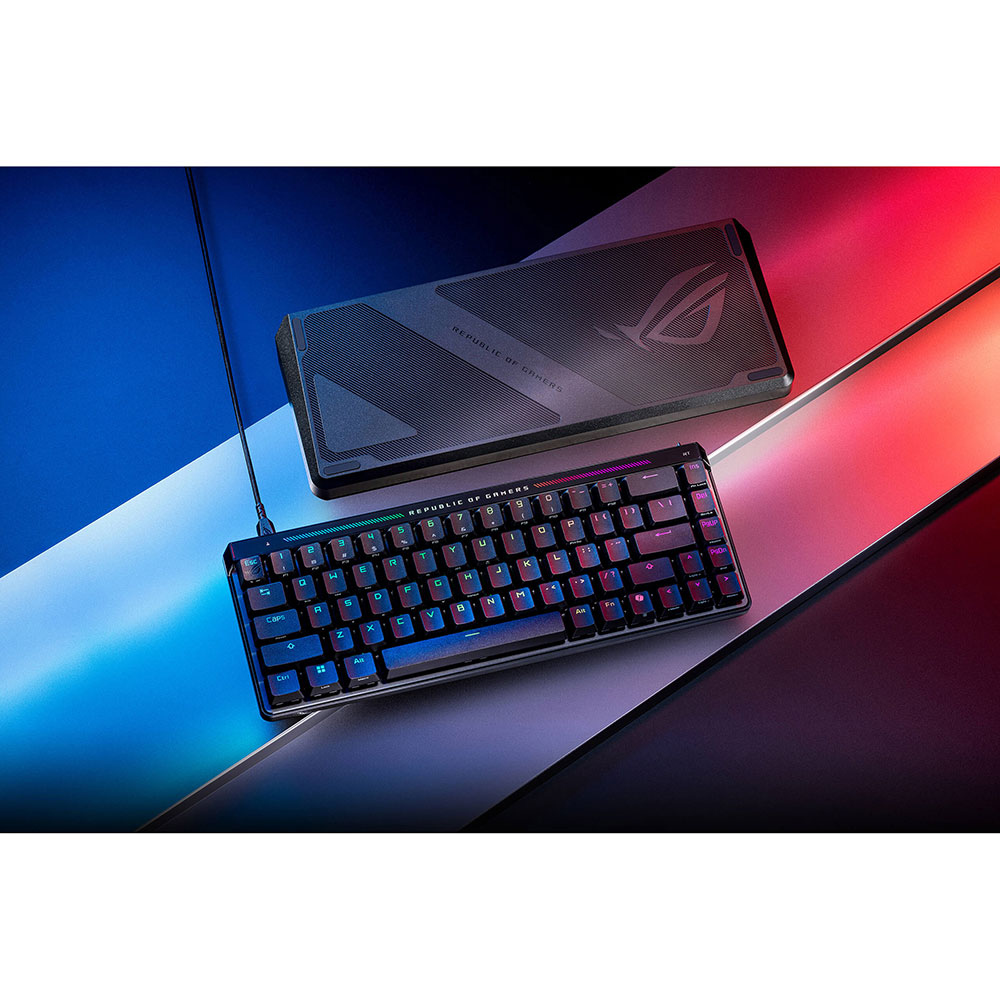 У Фокстрот Клавіатура ASUS ROG Falchion Ace HFX Magnetic Switch Black (90MP03VE-BKUA20)