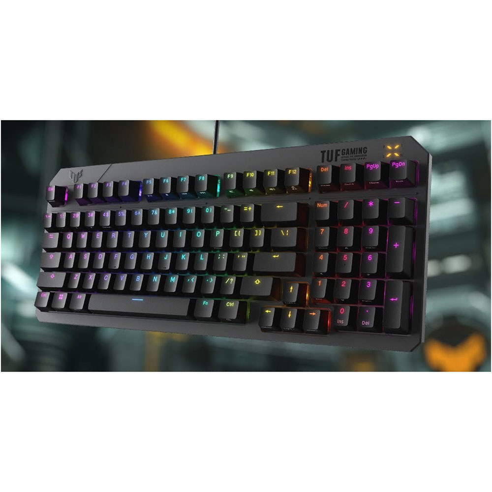 Заказать Клавиатура ASUS TUF Gaming K3 Gen II Optical-Mech Switch Black (90MP0390-BKMA00)